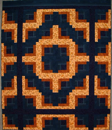 Easy Medallion Log Cabin