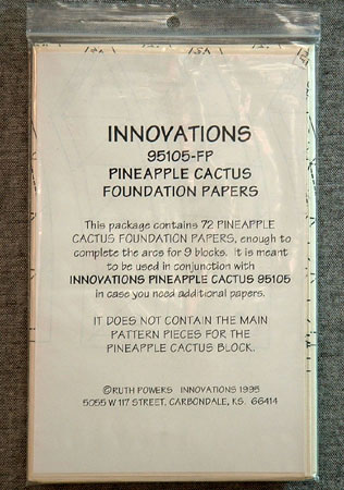 Extra Pineapple Cactus Foundation Papers